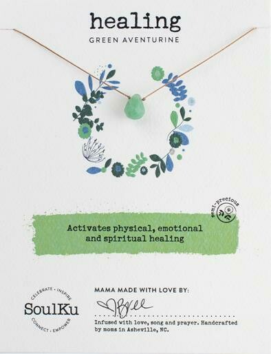 Soul-Full Necklace Green Aventurine - Healing