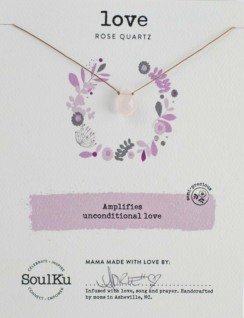 Soul-Full Necklace Rose Quartz - Love
