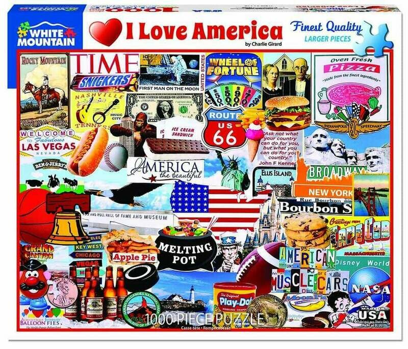 I Love America Puzzle 1000