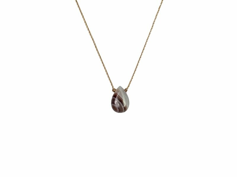 Soul-Full Necklace Botswana Agate - Change