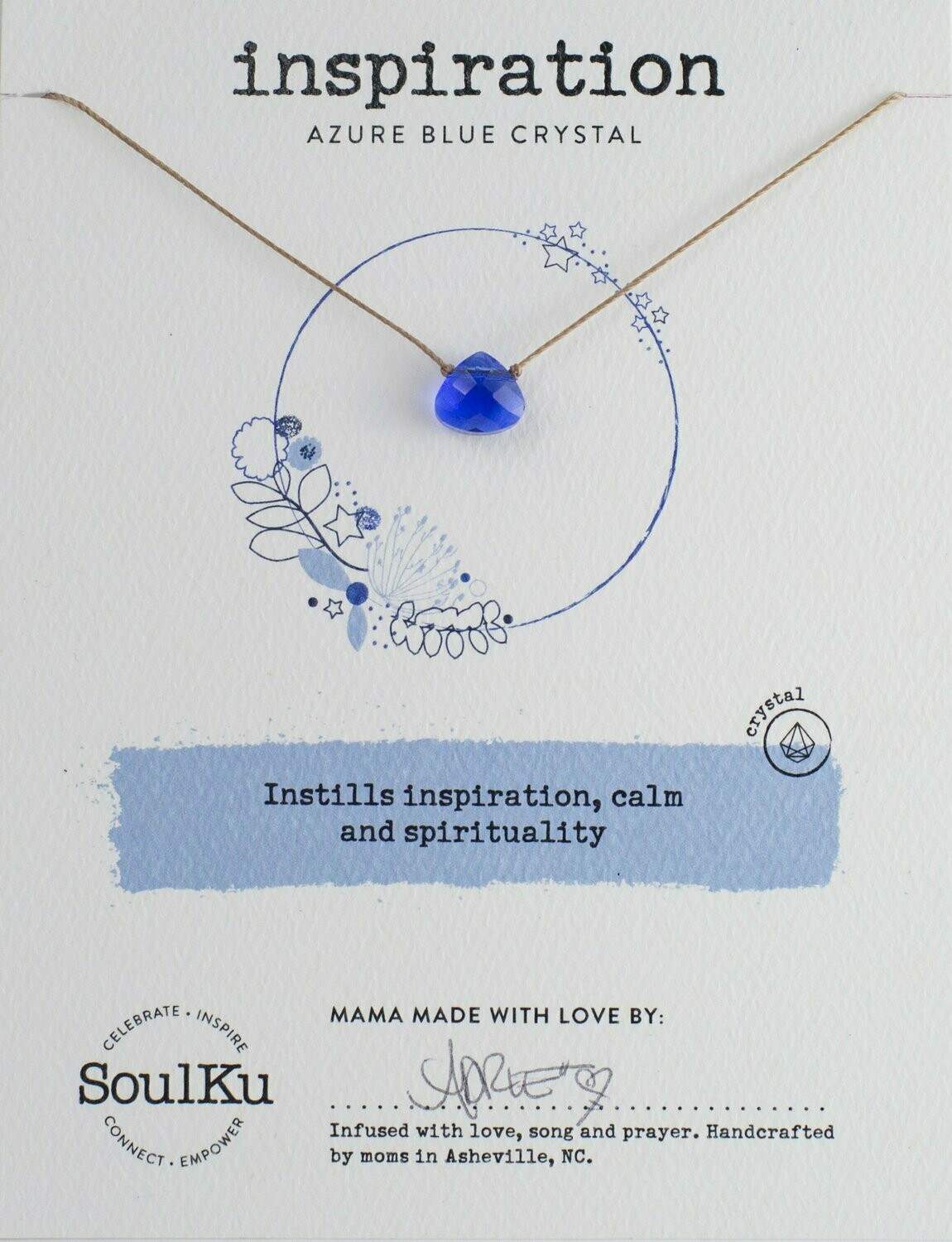 Soul-Full Necklace Azure Blue - Inspiration