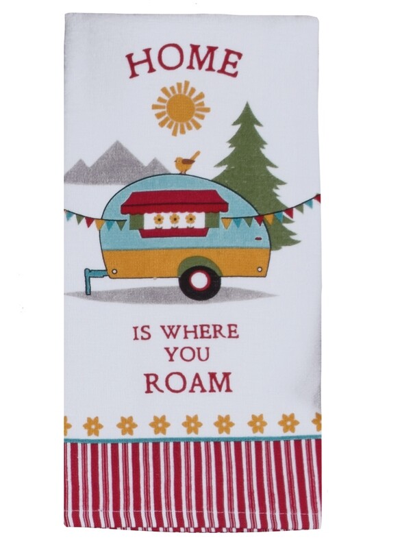 CAMPING LIFE TERRY TOWEL