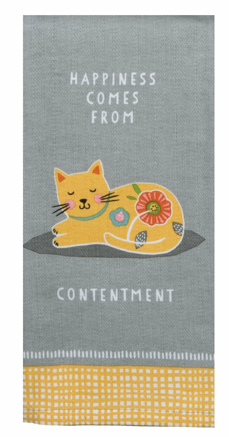 Contentment Tea Towel