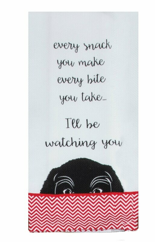 WATCHING YOU TEA TOWEL