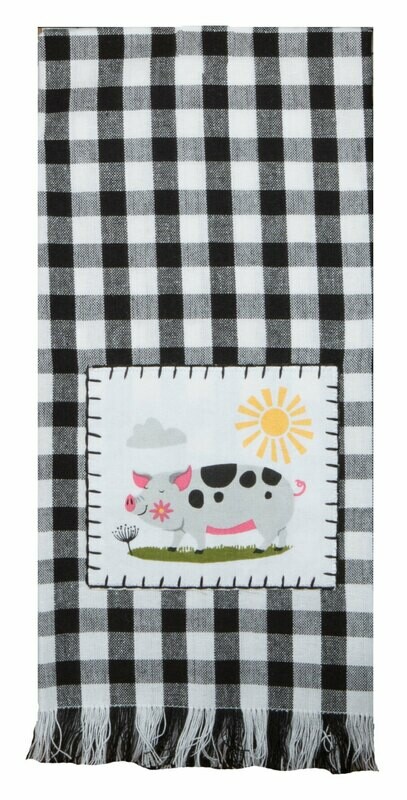Farm Charm Pig Towel