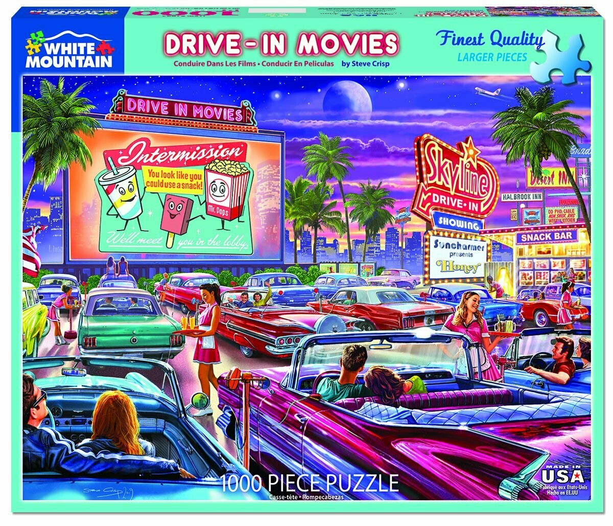 Drive-in Movie Puzzle 1000