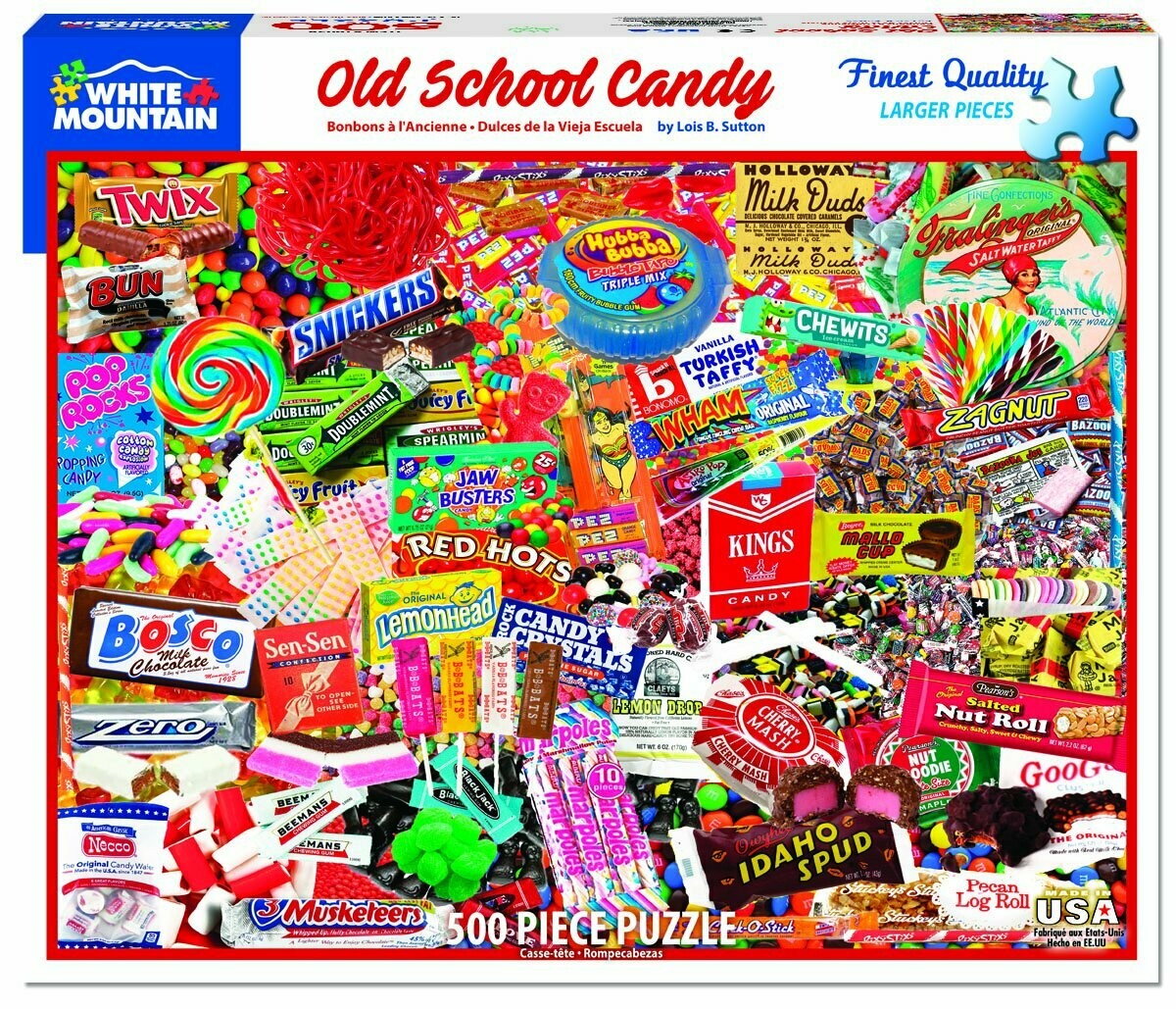 Old School Candy Puzzle 500