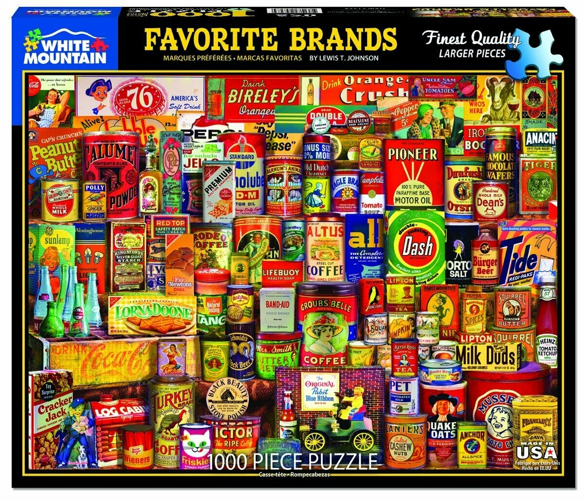 Favorite Brands Puzzle 1000