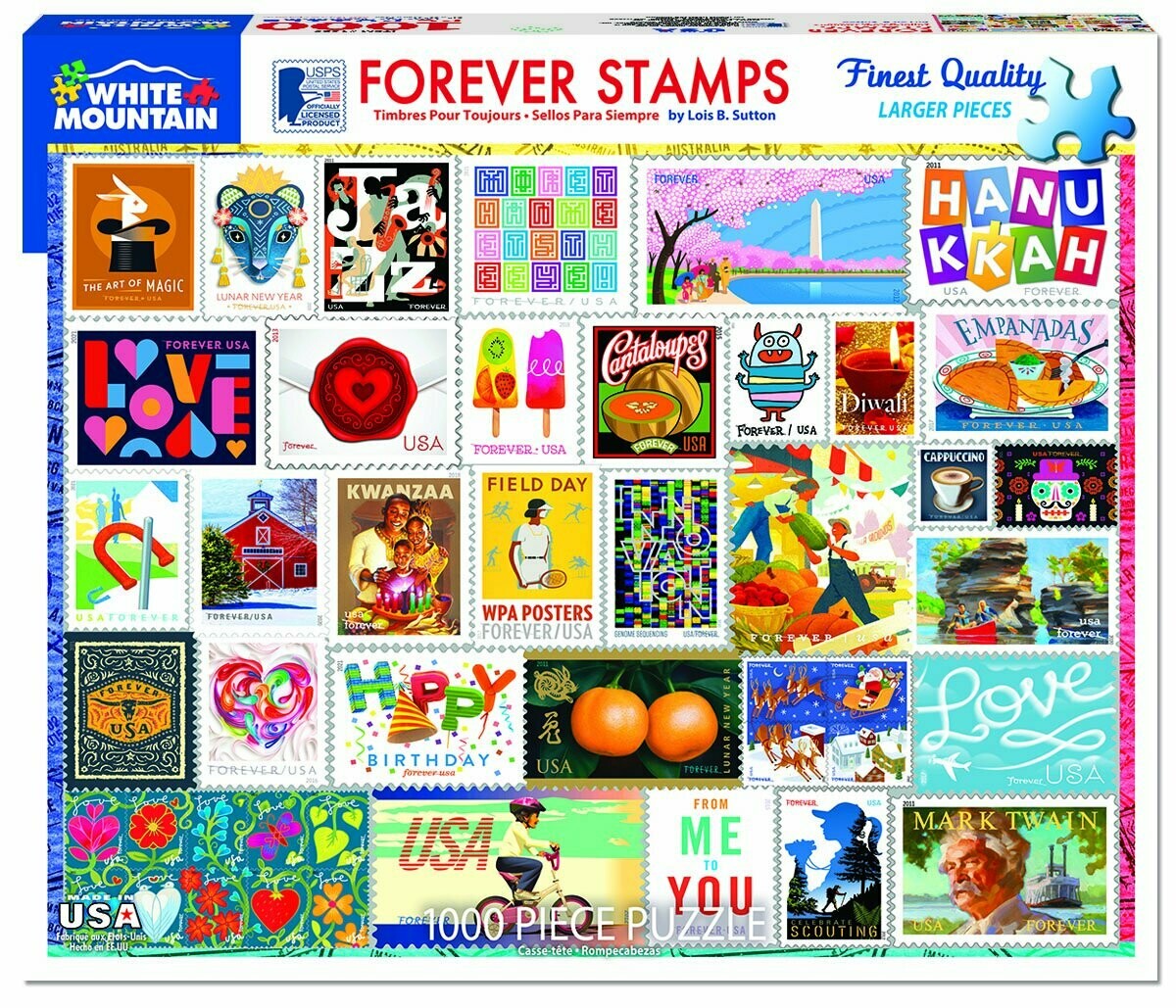 Forever Stamps Puzzle 1000