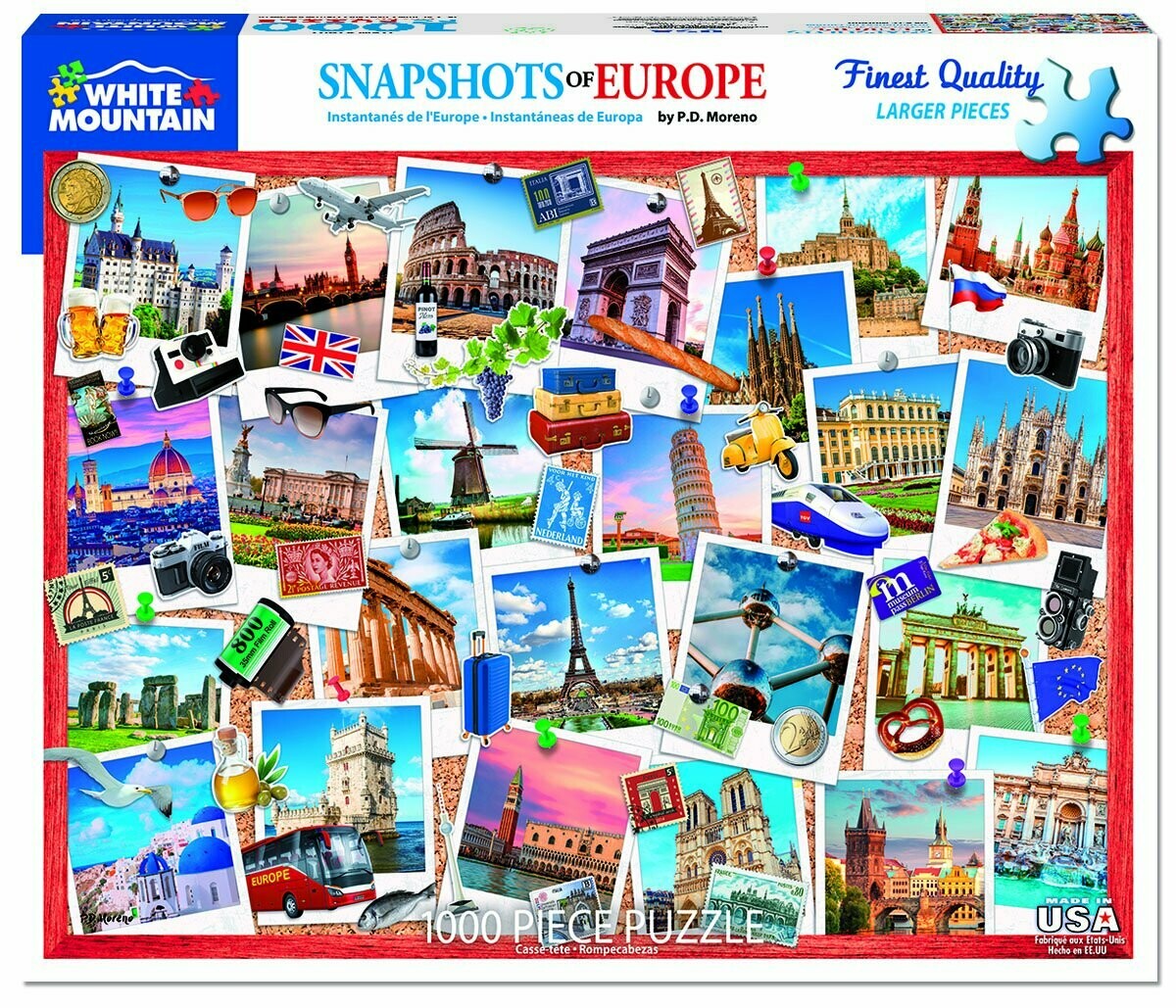 Snapshots of Europe Puzzle 1000