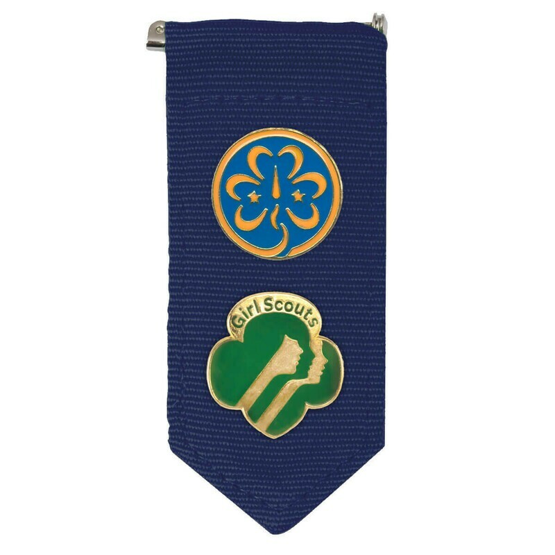 GIRL SCOUT CADETTE/SENIOR/AMBASSADOR INSIGNIA TAB - NAVY