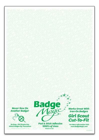 Badge Magic - Cut-to-fit sheet - Girl Scouts