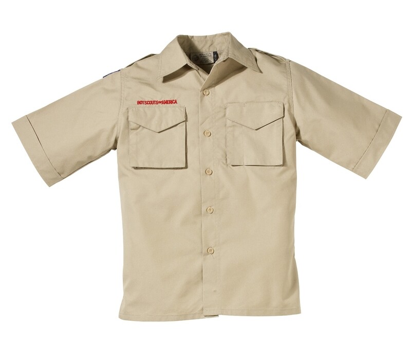 BSA Youth Tan Polyester Shirt