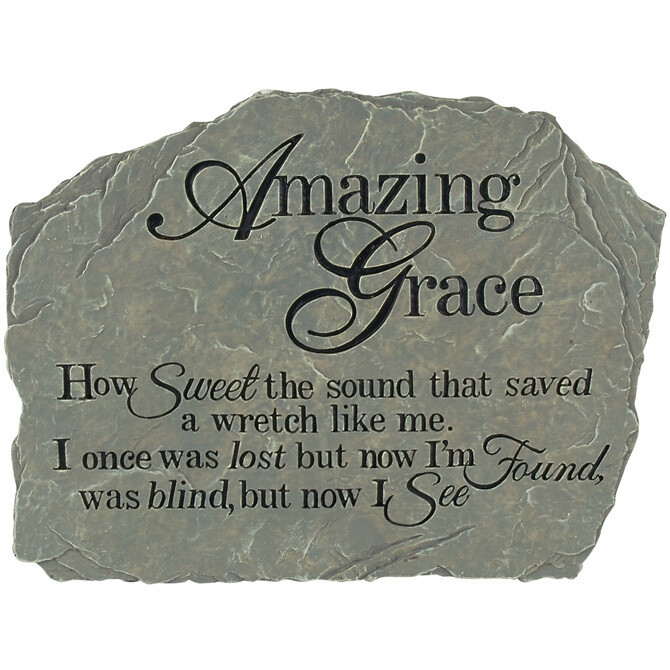 Garden Stone - Amazing Grace