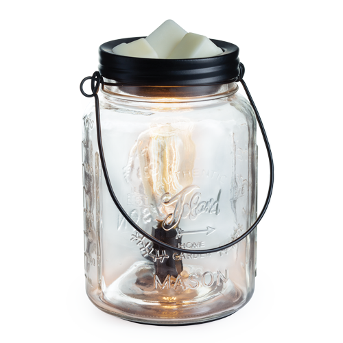 Mason Jar Vintage Style Bulb Illumination Fragrance Warmer