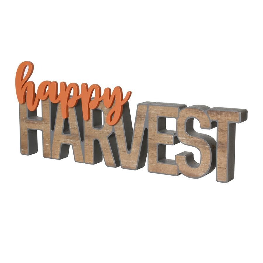Happy Harvest 3D Word Cutout