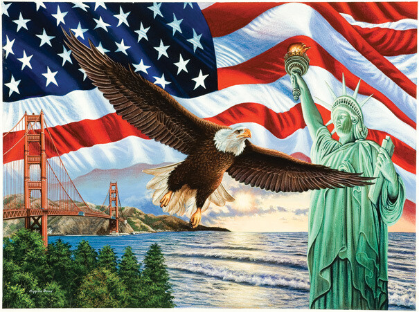 From Sea to Shining Sea - 1000 piece
