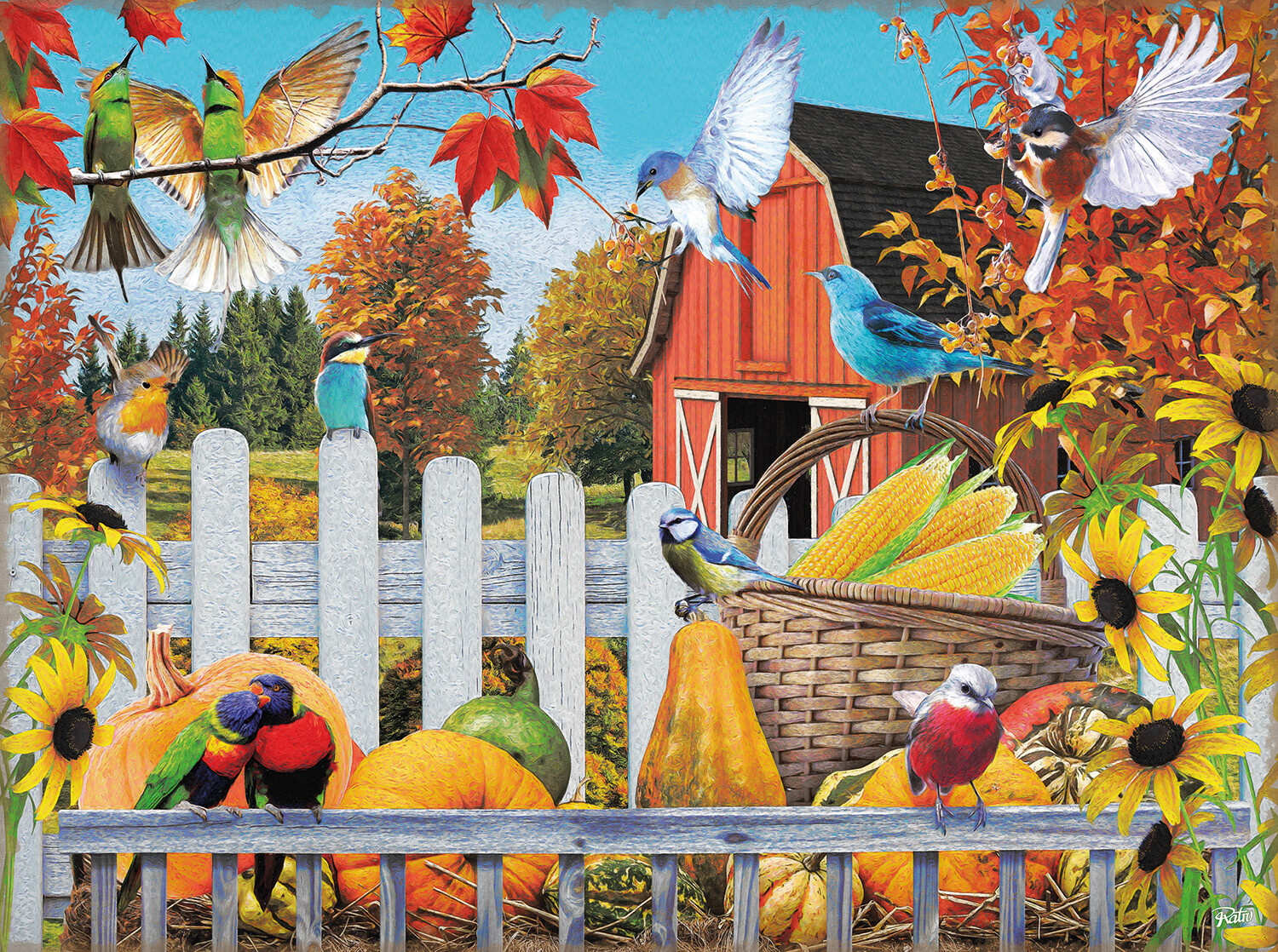 Gathering for Fall Puzzle 300