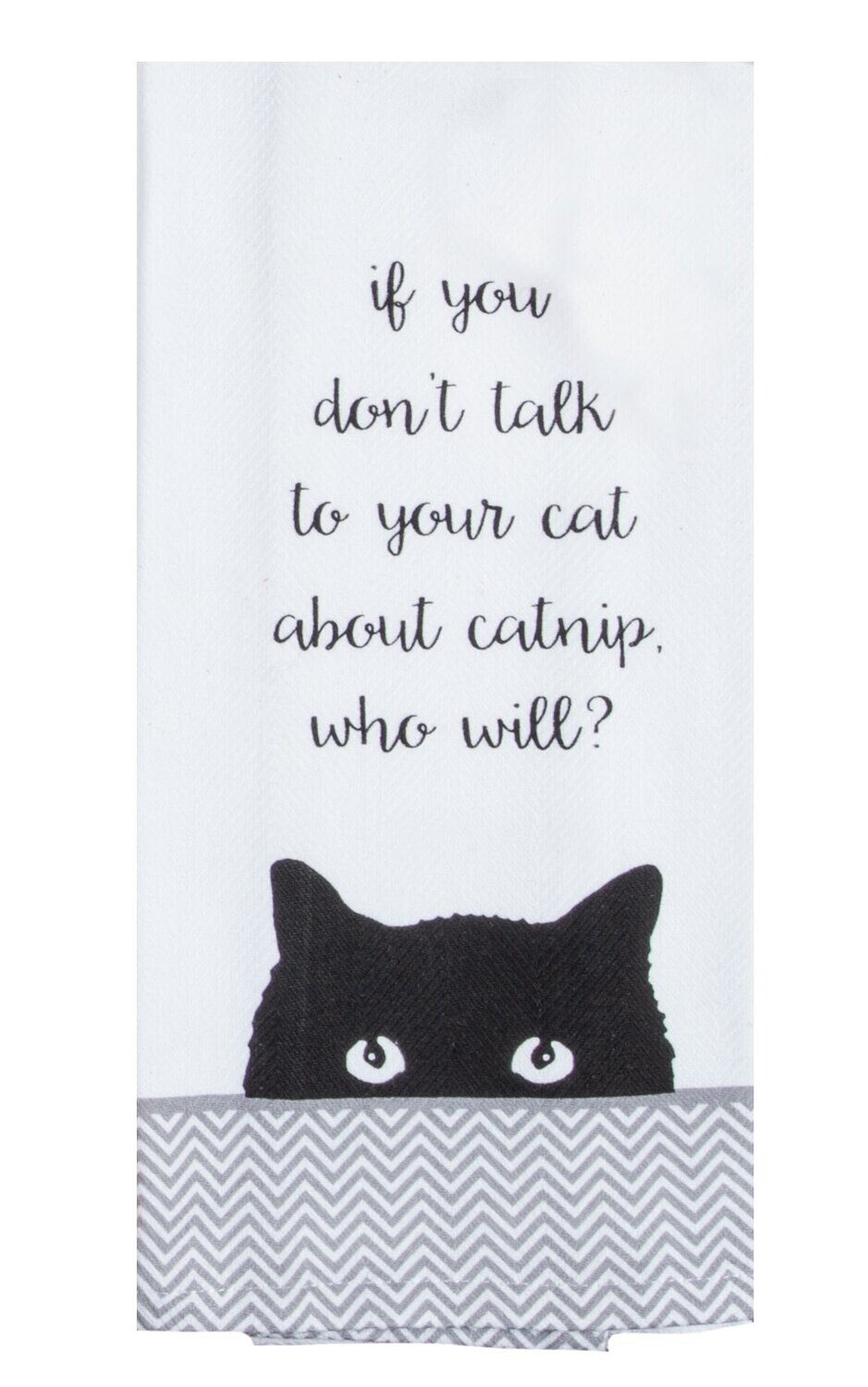 PURR CATNIP TEA TOWEL