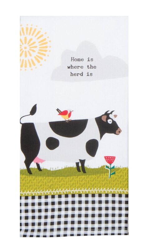 FARM CHARM COW DP TERRY