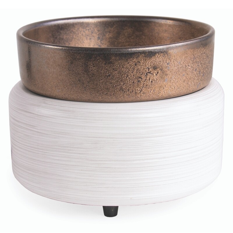 2-in-1 Classic Warmer White Washed Bronze