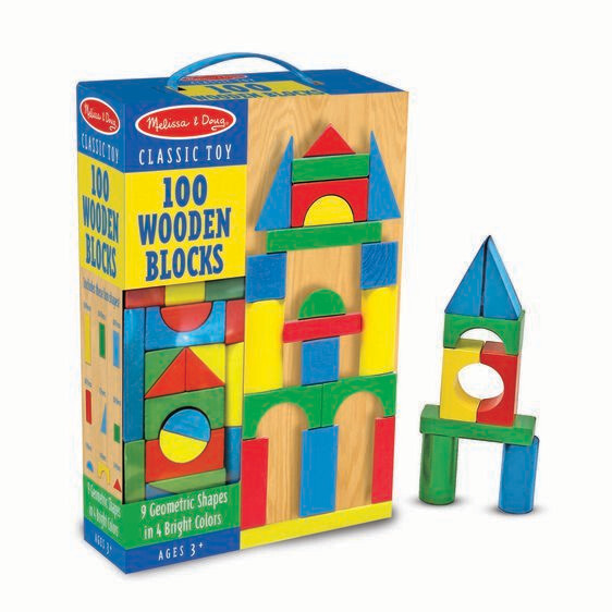 100 Wood Block Set