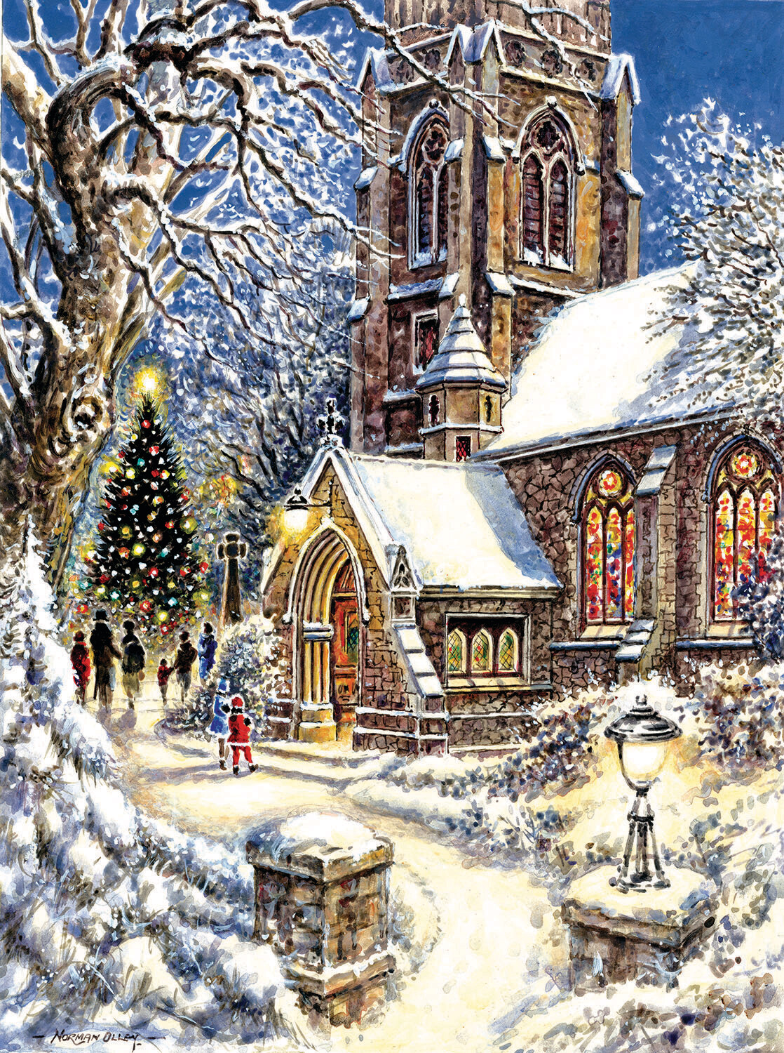 Church in the Snow Puzzle 1000