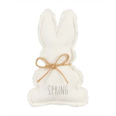 Spring Jute Fabric Bunny