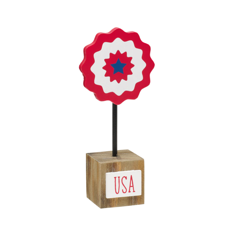 RWB Pinwheel on Base