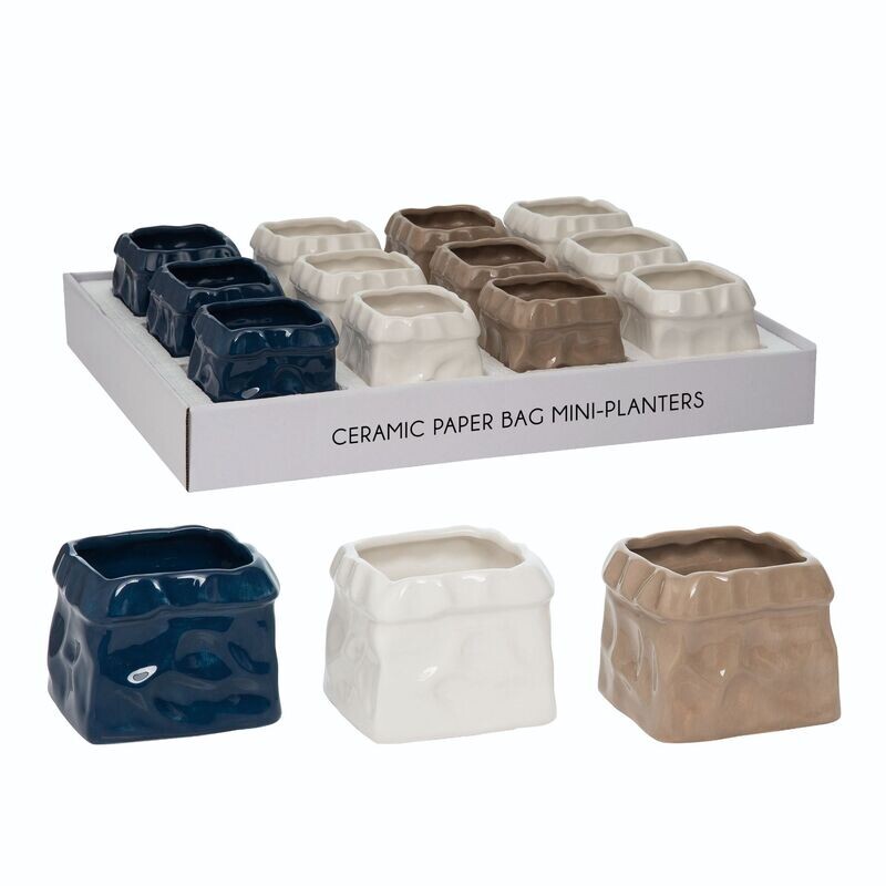 Sm Dol Paper Bag Planter