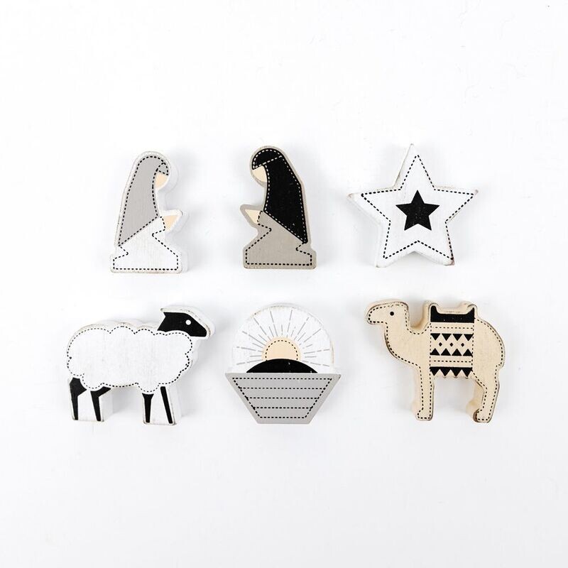 Wood Shape-Nativity Set