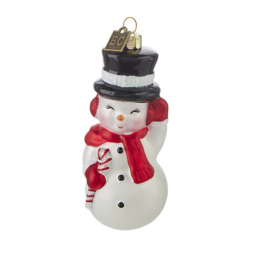 4.5" Snowman Blow Mold Ornament