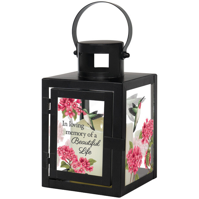 Square Black Metal Lantern