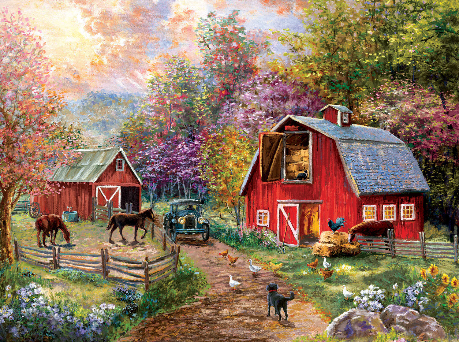 Barnyard Visit 1000 Piece