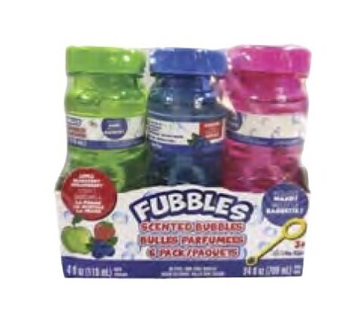Fubbles Scented Bubbles 6 pk