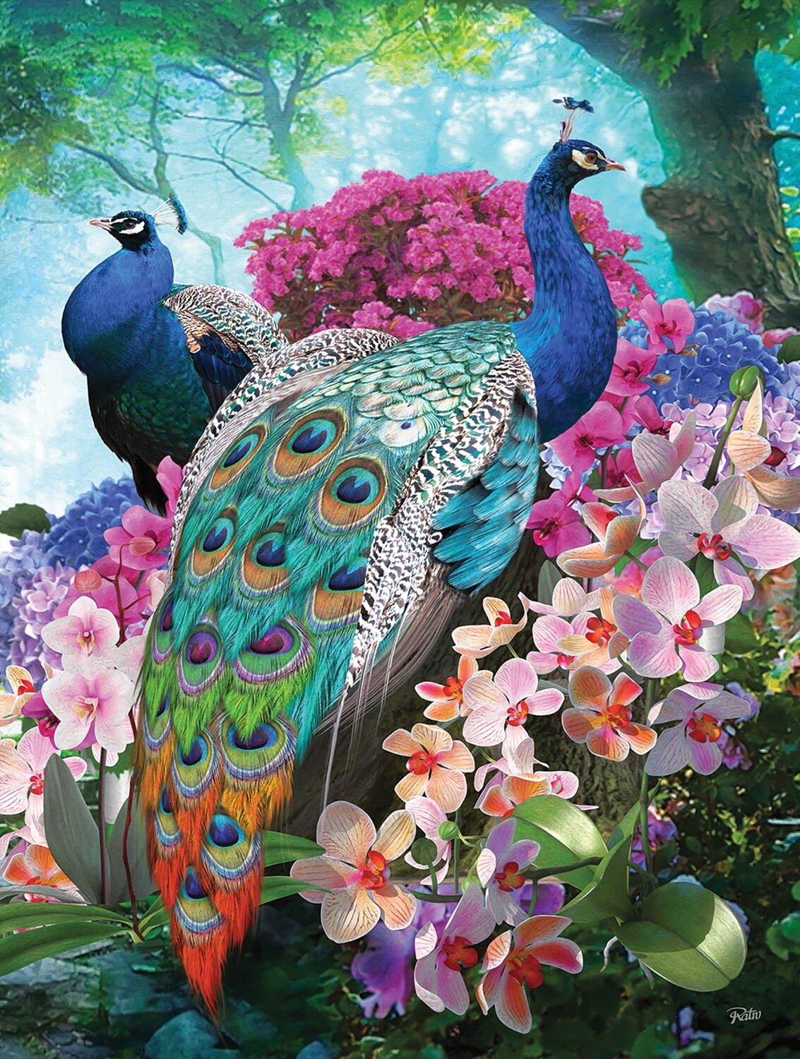 Pretty Peacock Puzzle 300