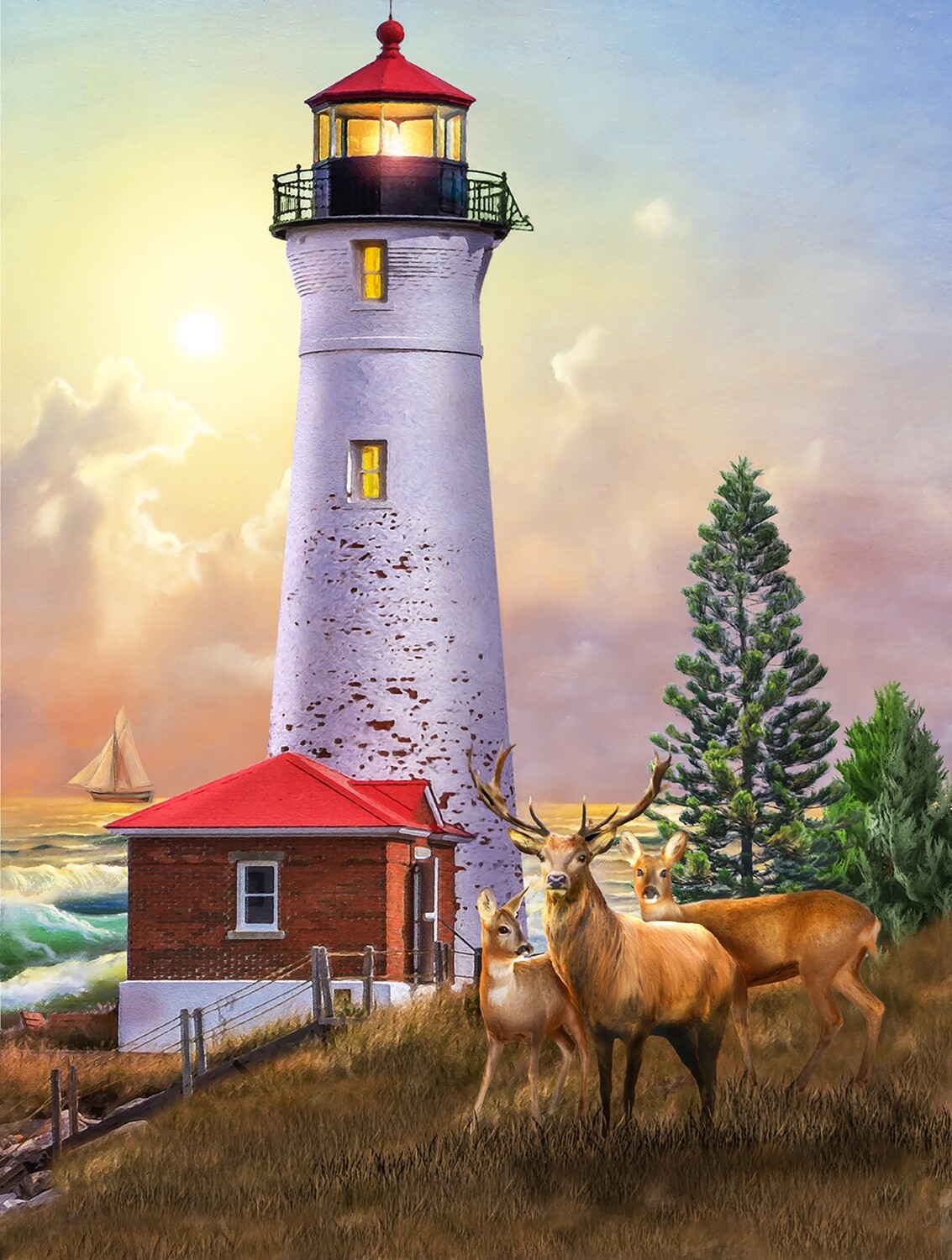 Crisp Point Lighthouse 500