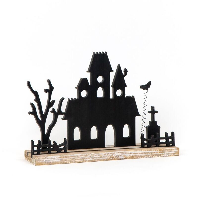 Haunted House Wood Cutout