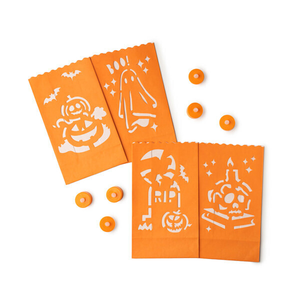 Halloween Luminary Pathway Markers w/ t-light					