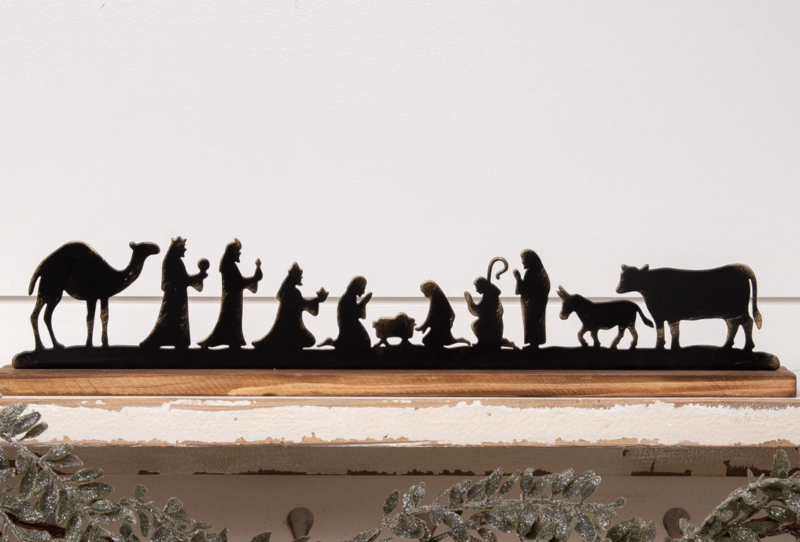 Nativity Scene Silhouette