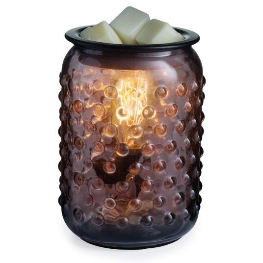 Vintage Style Bulb Illumination Fragrance Warmer Smokey Hobnail