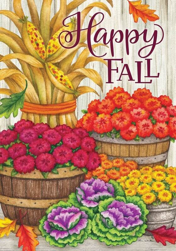 Fall Mums Flag