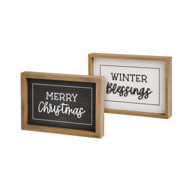 Christmas/Winter Reversible Sign