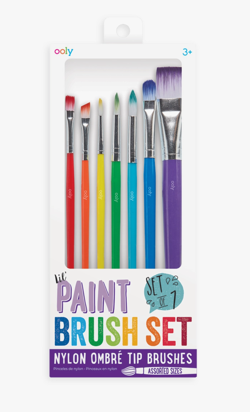 Lil' Paint Brush Set, set of 7