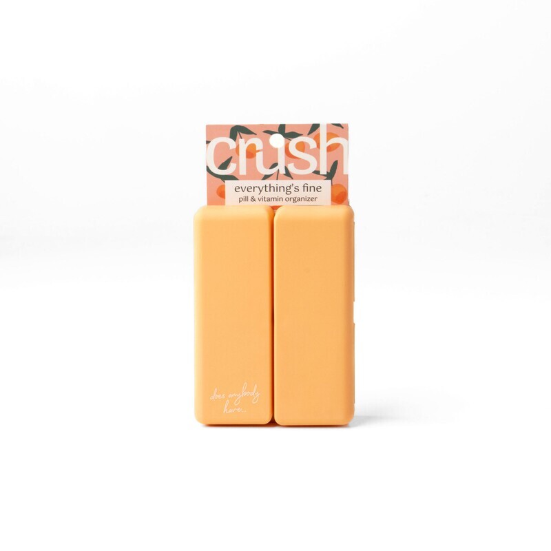 Crush Everything's Fine Pill & Vitamin Case