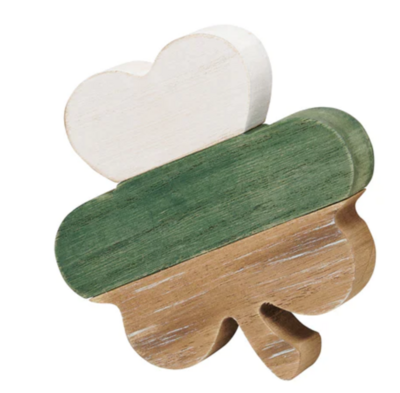 Sm. Green/Wood Plank Clover