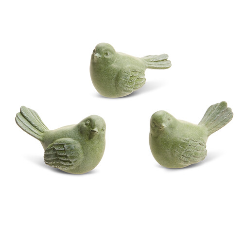 4" Light Green Bird