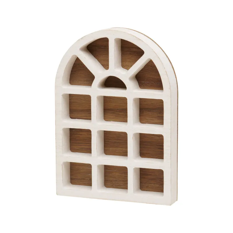 White/Wood 3D Window