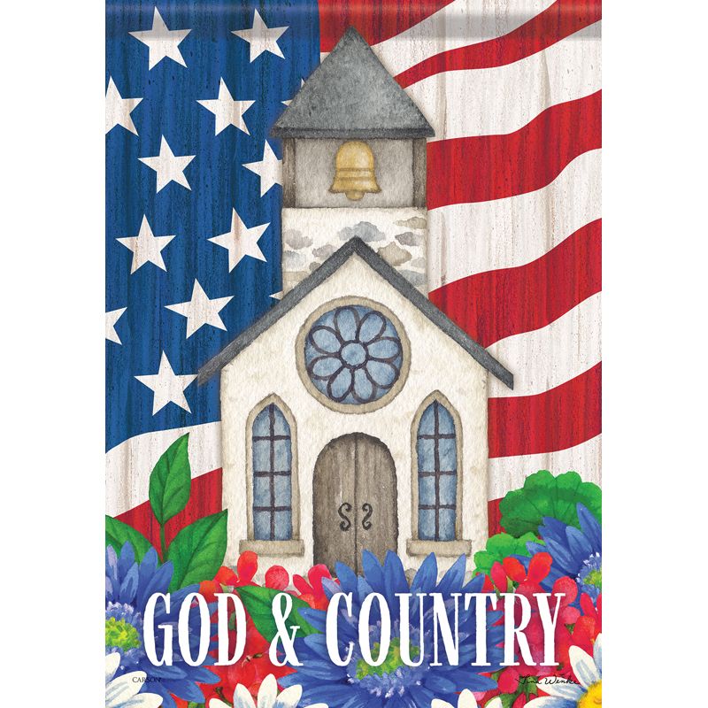 God & Country Dura Soft Garden Flag