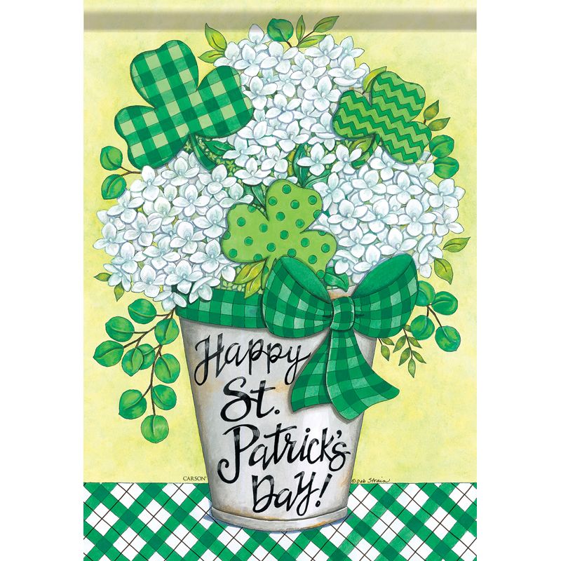 St Pat's Bucket Dura Soft Garden Flag